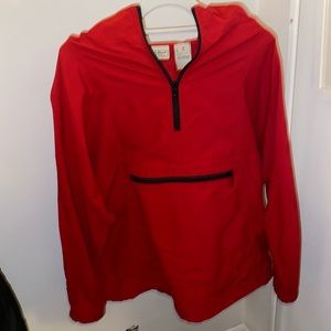 zipper on big pocket and quarter zip neck are black
hidden pocket; vintage